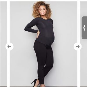 Good American Maternity Jeans “The Home Stretch”. Black. Size 12